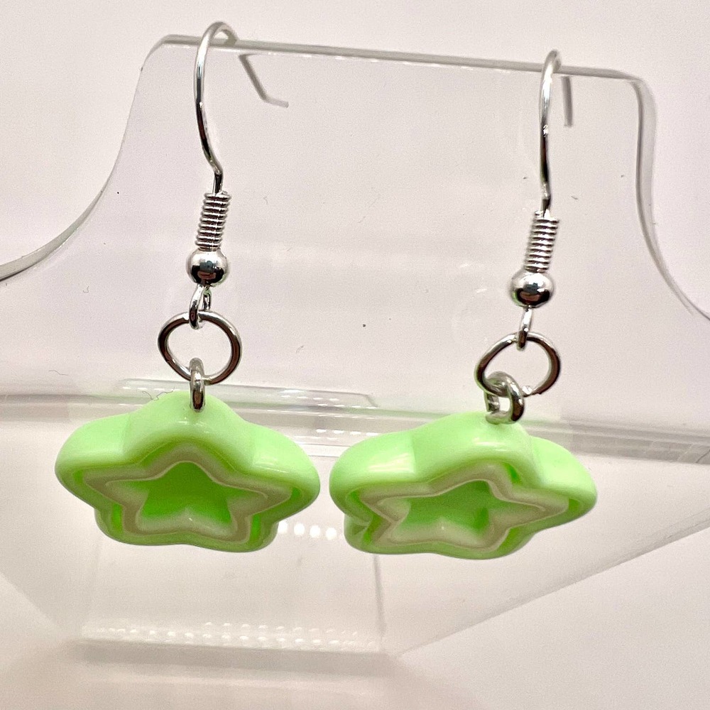 Star Earrings Barbie Earrings - Pastel Earrings - Kawaii Earrings - DDLG Earring - Picture 7 of 11